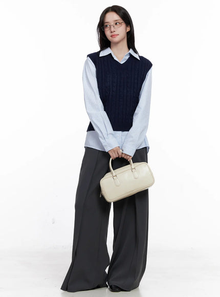 classic-v-neck-sweater-co522 / Dark blue