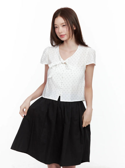 polka-dot-button-up-blouse