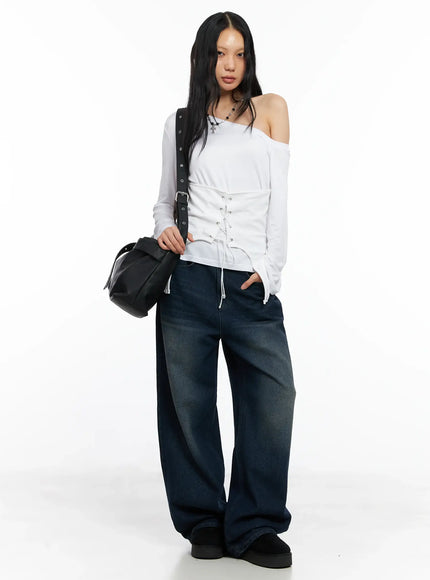 asymmetrical-corset-long-sleeve-tee-co528