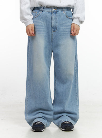 mens-denim-dream-wide-fit-jeans-in422 / Light blue