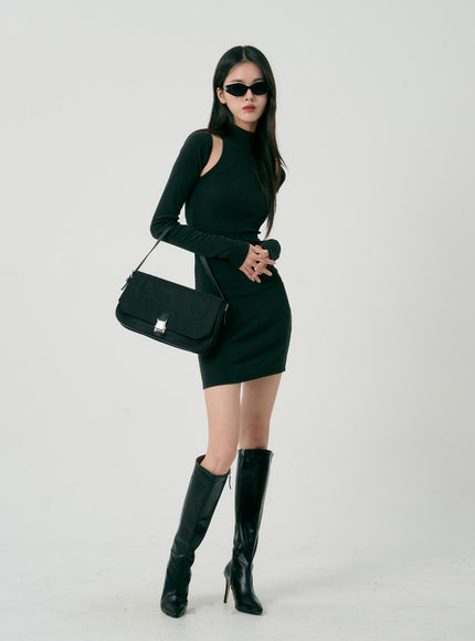 Bolero And Sleeveless Mini Dress Set ID07