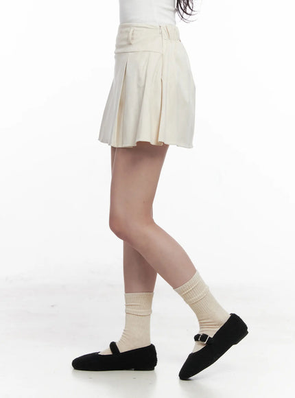 Pleated Mini Skirt CO524
