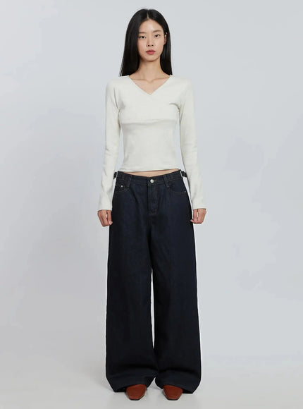 casual-v-neck-long-sleeve-top-io530