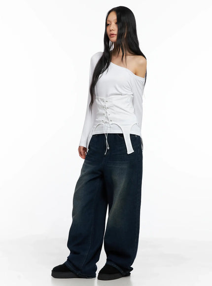 asymmetrical-corset-long-sleeve-tee-co528