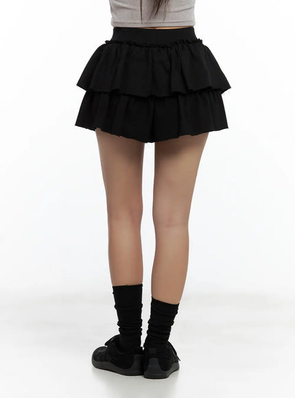 tiered-ruffle-mini-skirt-cl508