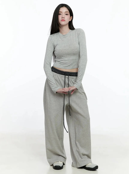 layered-button-baggy-sweatpants-io527