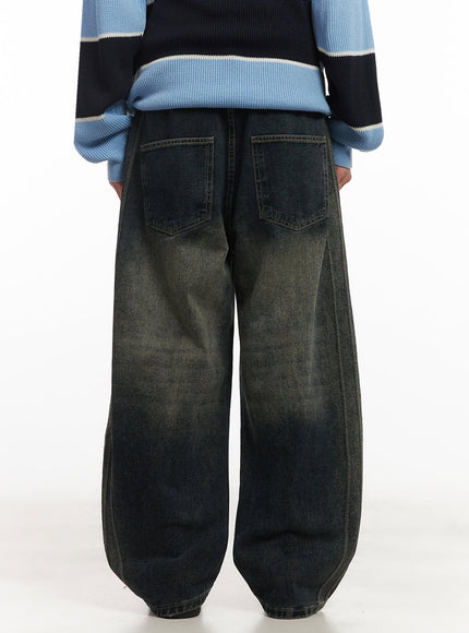 Men's Vintage Straight-Leg Jeans IA510