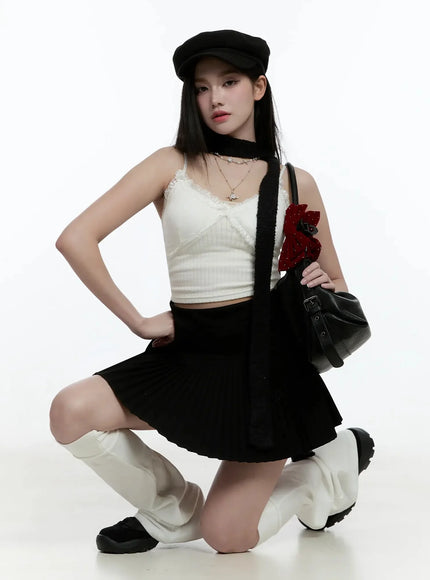 ribbon-pleated-mini-skirt-io527