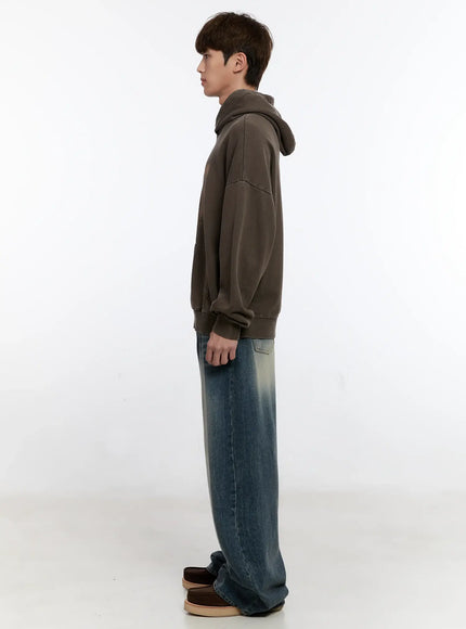 Men's Vintage Wash Baggy Jeans IS529