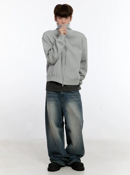 Men's Classic Two-Way Zip-Up Jacket IS529