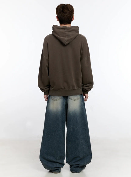 Men's Vintage Wash Baggy Jeans IS529