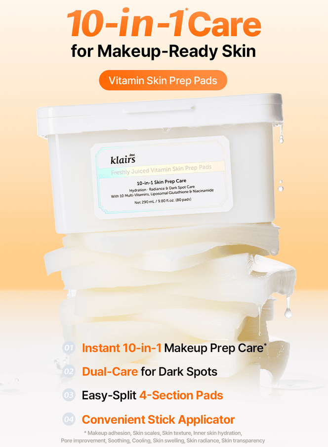 Freshly Juiced Vitamin Skin Prep Pads (290ml, 80ea)