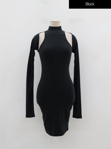 Bolero And Sleeveless Mini Dress Set ID07