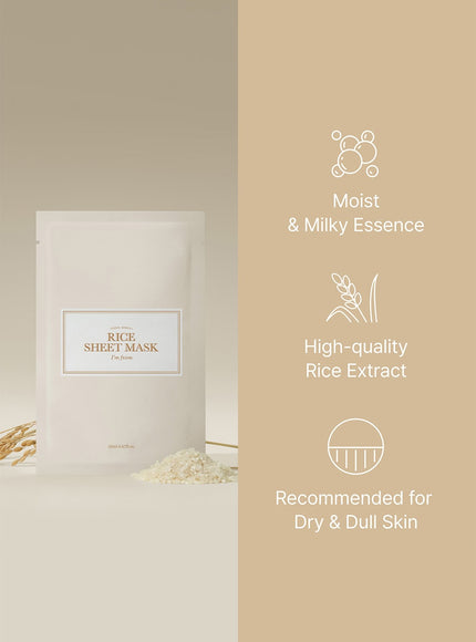 Rice Sheet Mask (20 ml / 1ea)