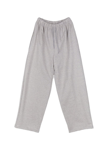soft-cotton-graphic-sweatpants-cf514 / Gray