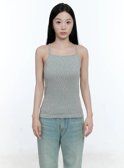 Star Graphic Tank Top CG501 / Gray