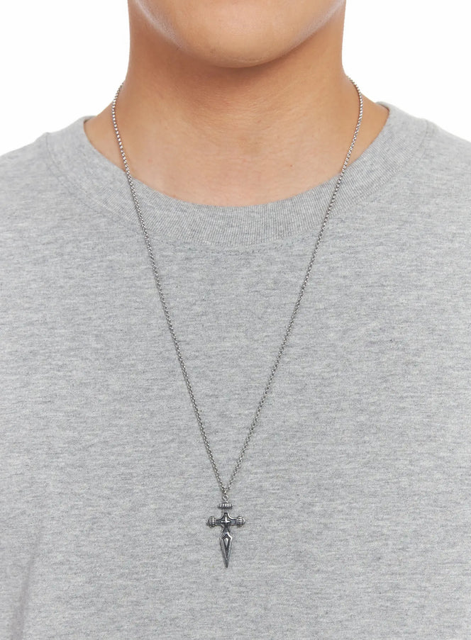 mens-cross-chain-necklace-is502