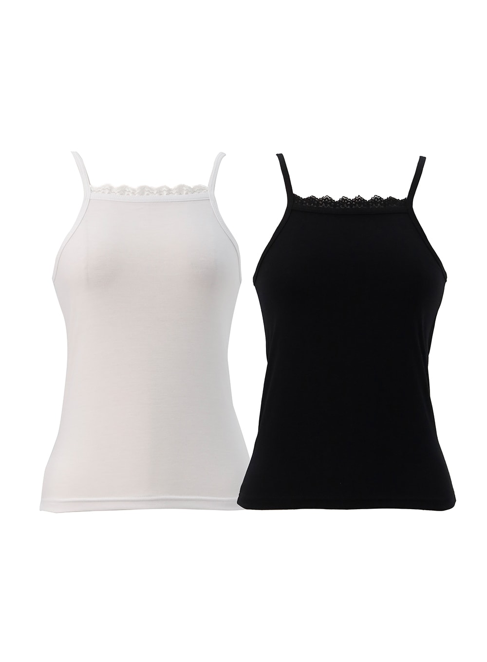 Lace Bra-Cap Camisole IG320 - Korean Women's Fashion | LEWKIN