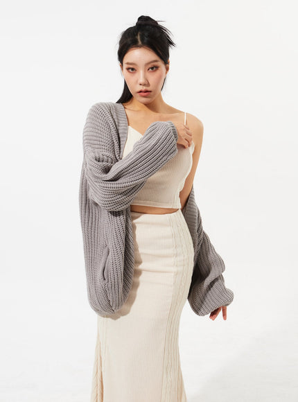Oversized Knit Cardigan IM309