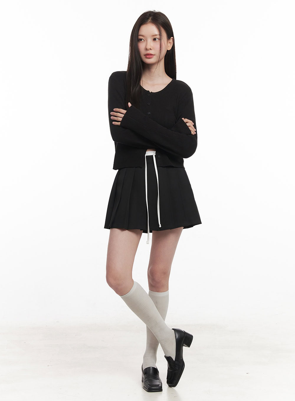 string-pleated-mini-skirt-iy513