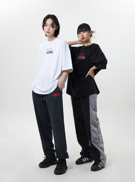 Graphic Track Pants Unisex CY319