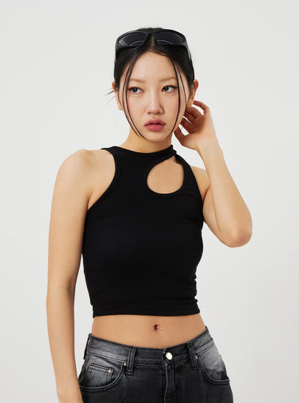 Cut Out Tank Top CF328