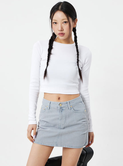 Long Sleeve Cropped Top CM324