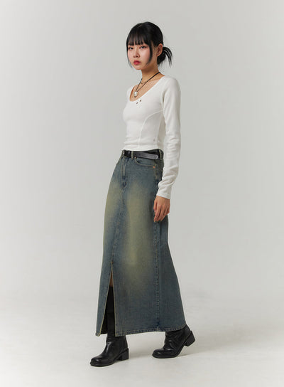 washed-denim-maxi-skirt-cj422