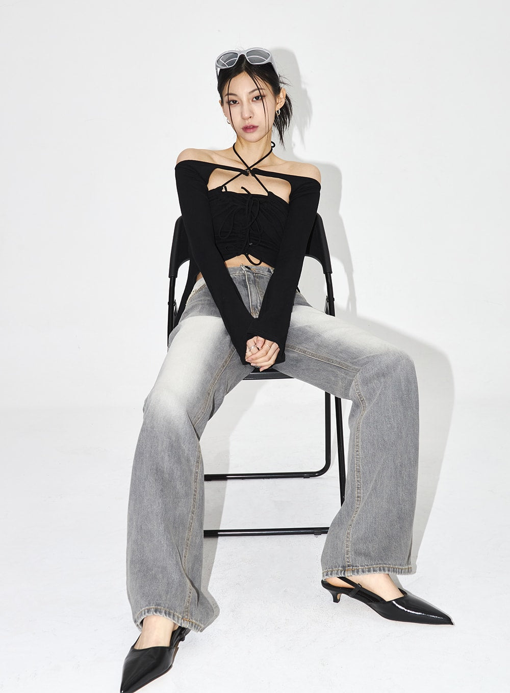 Strap Top And Bolero Set CA310