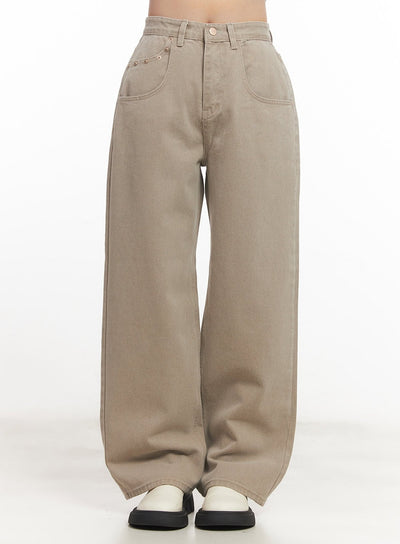 Cotton Comfort Wide-Leg Pants CA511