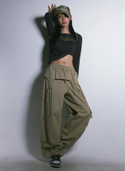 utility-layered-cargo-pants-cg526 / Beige