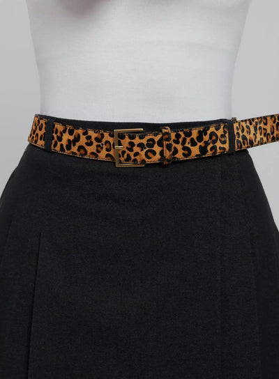 pattern-print-belt-ij509 / Beige