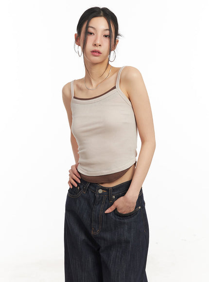 Layered Crop Tank Top CM503