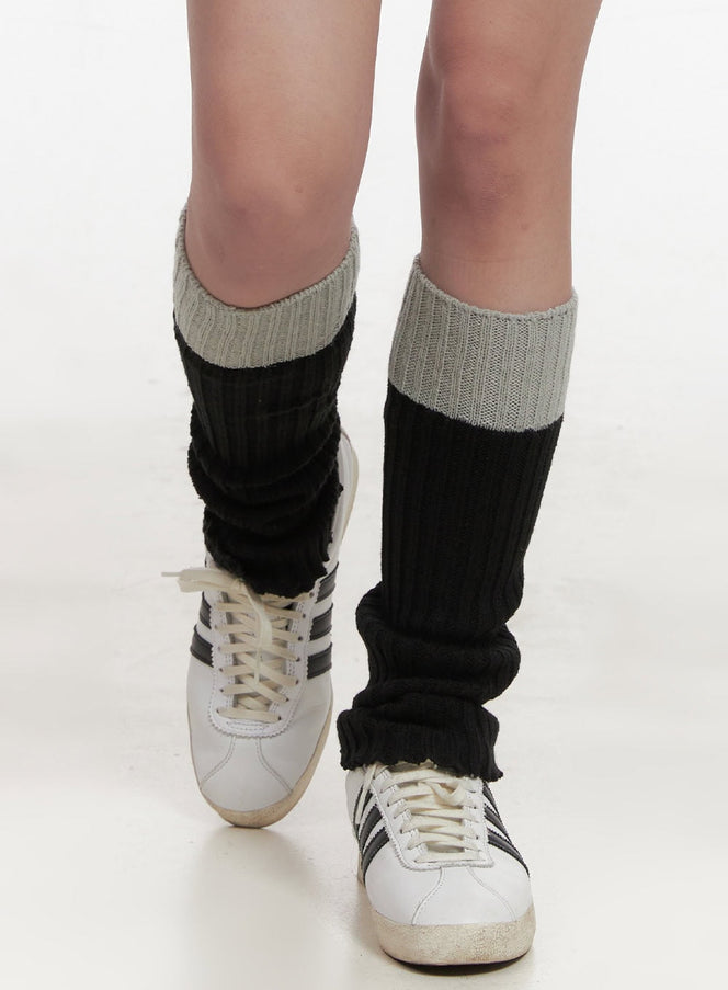 Two-Tone Leg Warmers CJ517