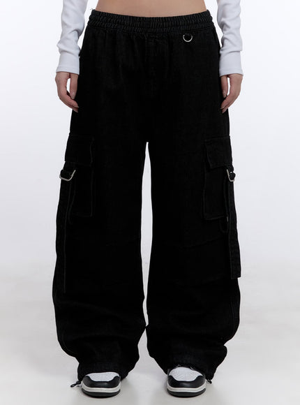 Cargo Denim Baggy Pants CJ509