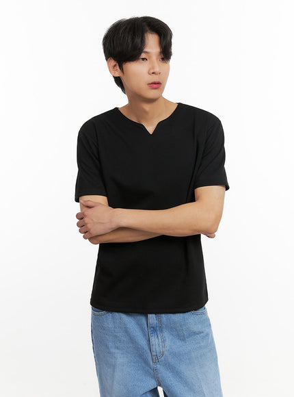 mens-classic-short-sleeve-black-iy431 / Black