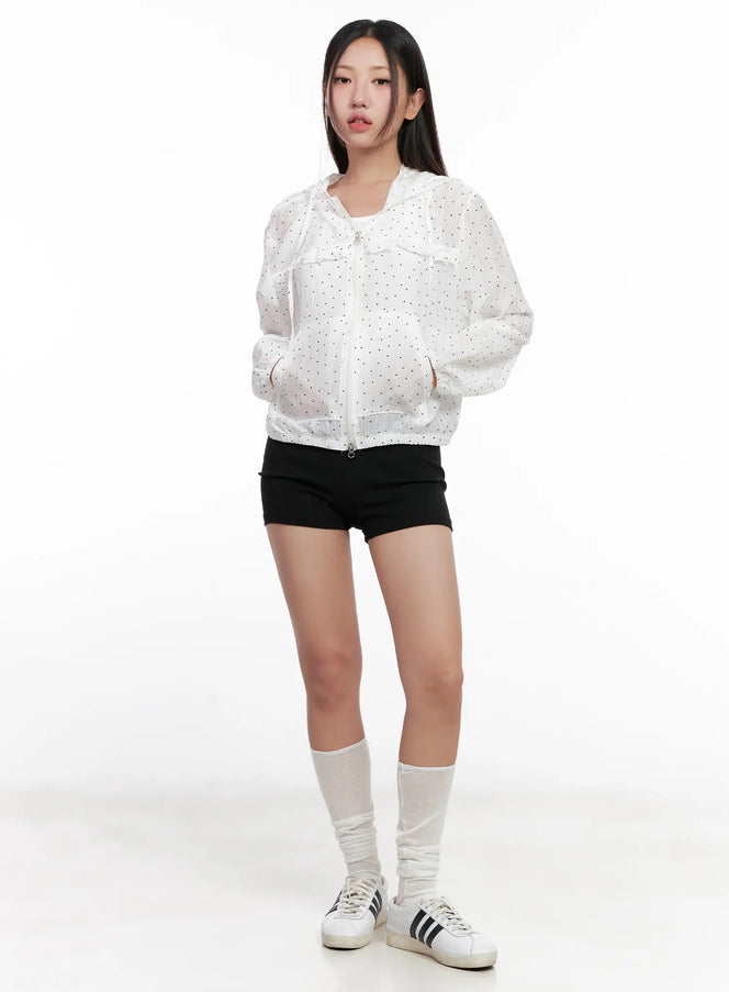ribbed-cotton-shorts-cl521 / Black