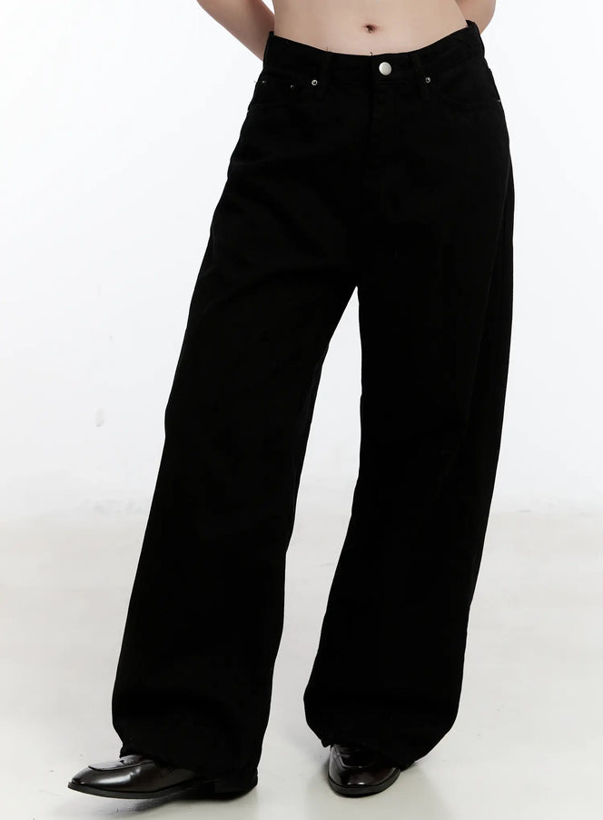 velvet-straight-leg-pants-id511 / Black