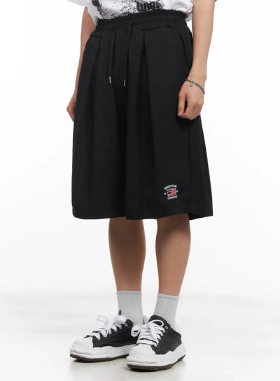 mens-custom-embroidered-sweat-shorts-iu518 / Black
