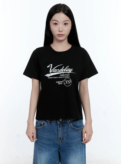 graphic-short-sleeve-statement-shirt-cl530 / Black