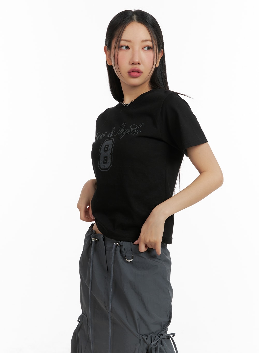 lettering-graphic-top-cm422 / Black