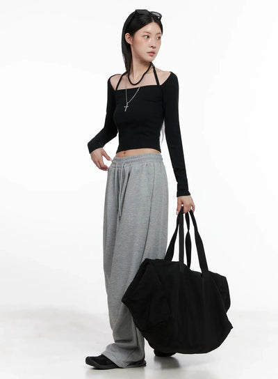 long-sleeve-bolero-top-is508 / Black