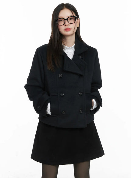 classic-short-wool-jacket-cj506 / Black