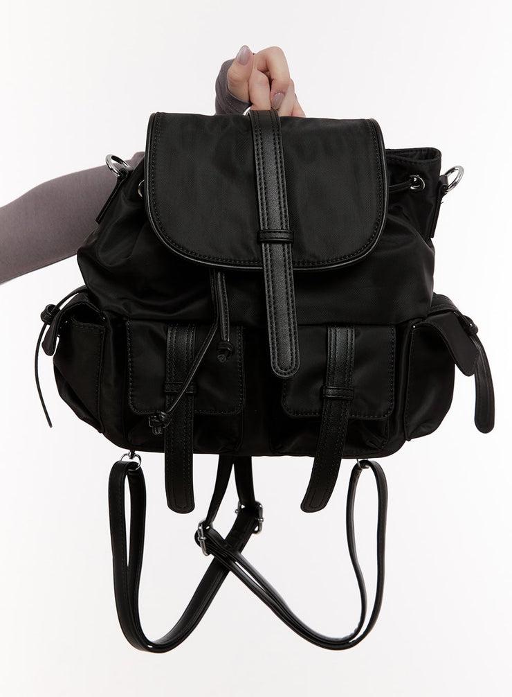 Urban Strapped Backpack with Pockets CJ529