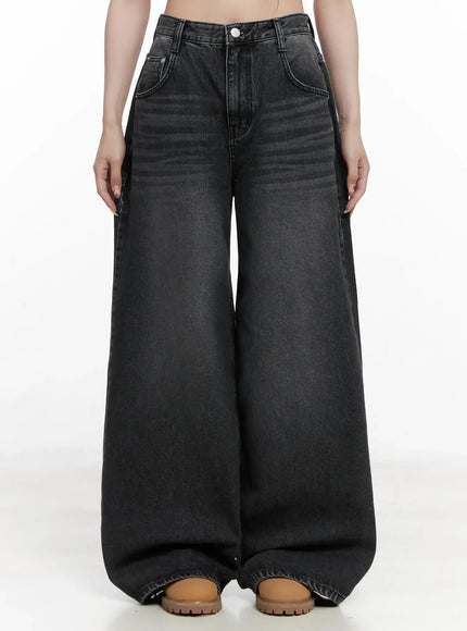 sutton-wide-leg-jeans-in514 / Black