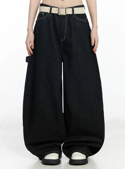 yareli-baggy-jeans-if505 / Black