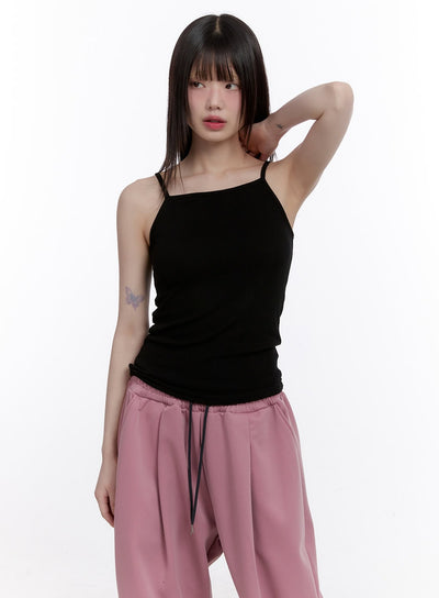 essential-square-neck-cami-cf512 / Black