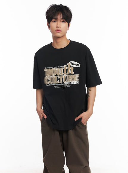 mens-youth-graphic-t-shirt-iy508 / Black