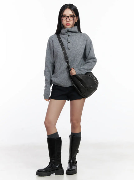 low-rise-cargo-shorts-cj530 / Black