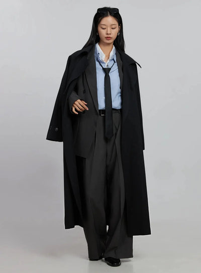 tailored-trench-coat-id516 / Black